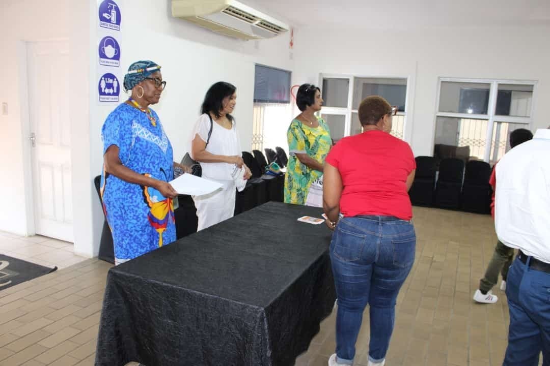 Guests being welcomed at an LTBL community event